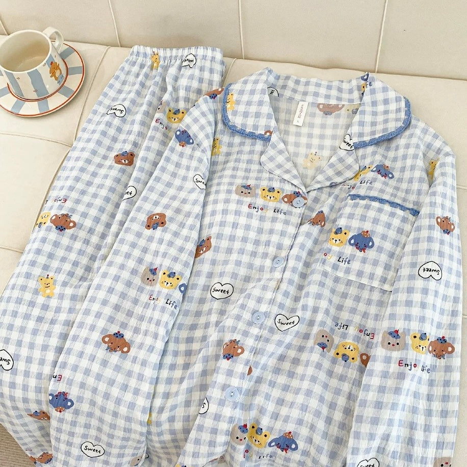 Dreamy Bear Padded Nightsuit Set