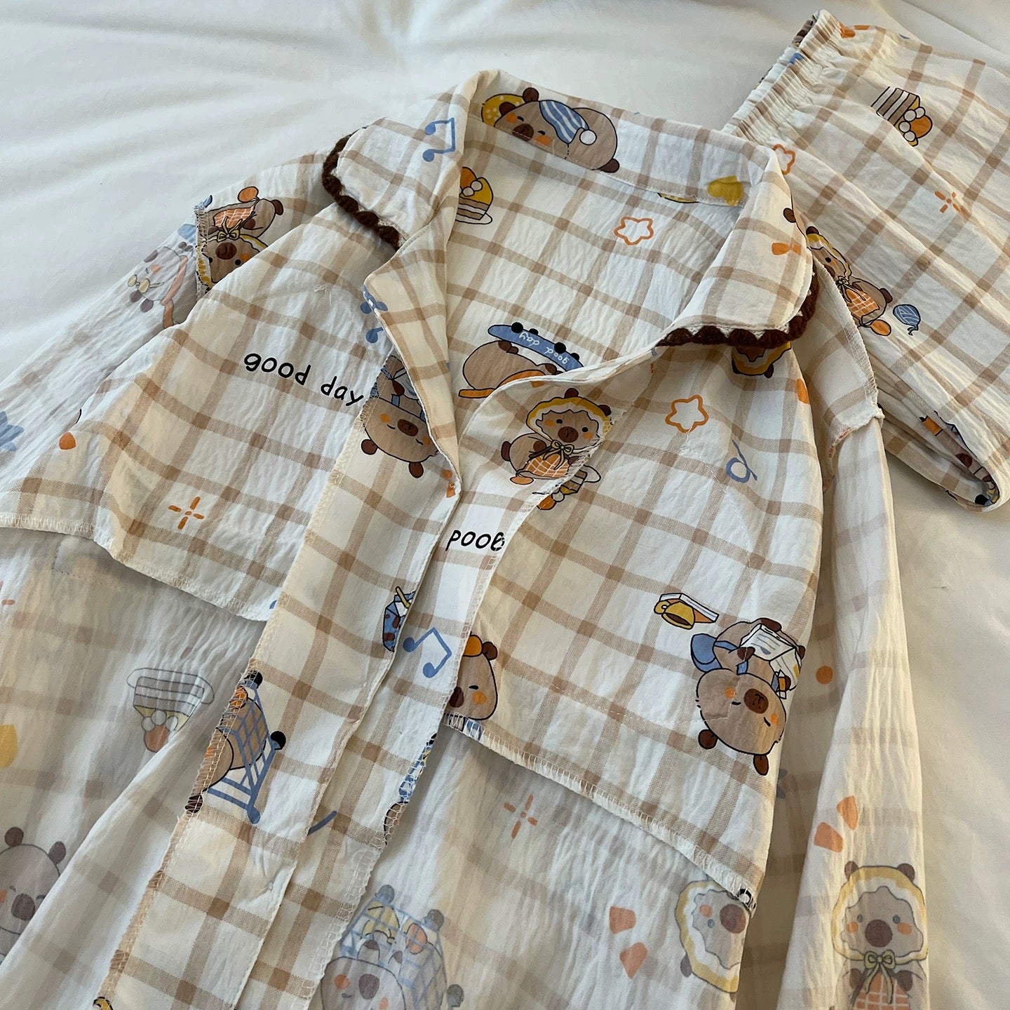 Capybara Padded Nightsuit Set