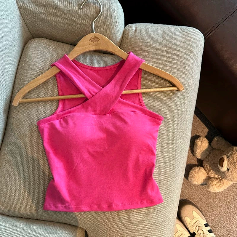 Ascent Cross Built-In Bra Top
