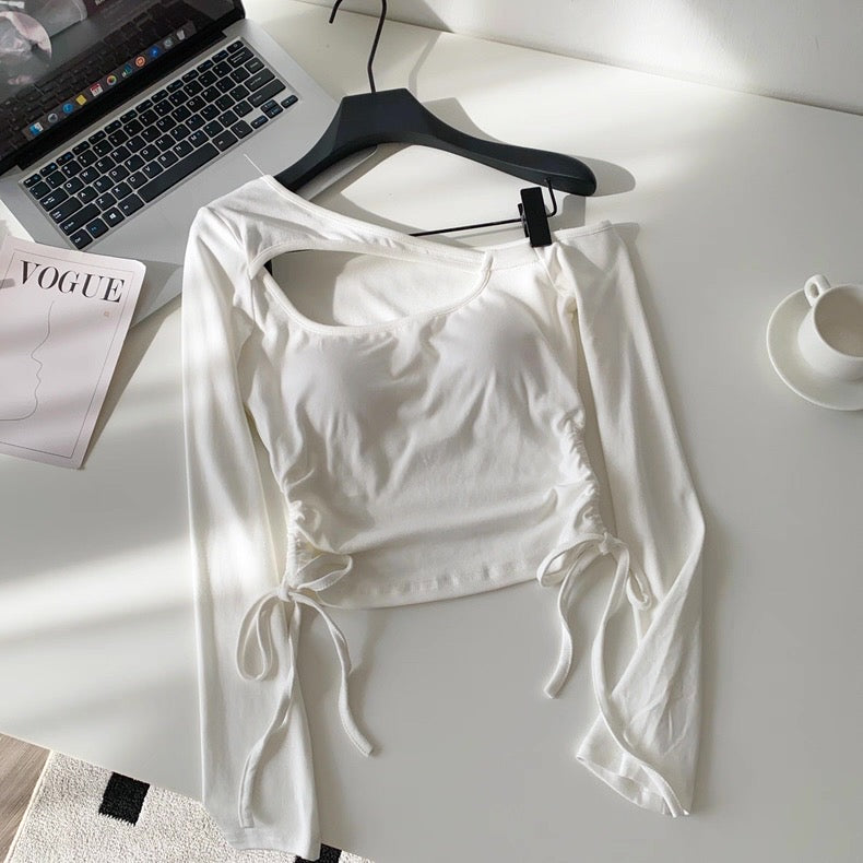 Siren Pull Up Built-In Bra Tshirt