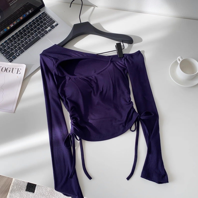 Siren Pull Up Built-In Bra Tshirt