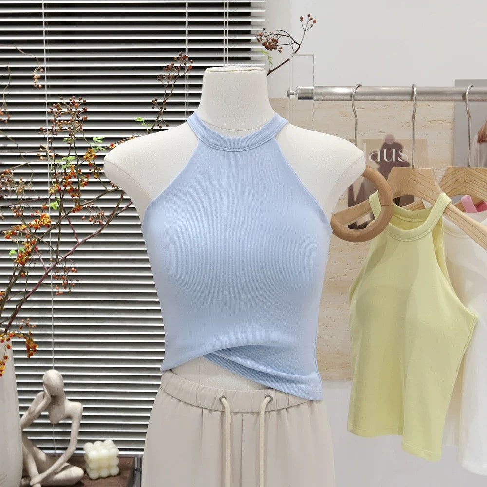 Sorbet Halter Neck Built-in Bra Camisole