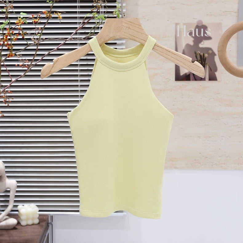Sorbet Halter Neck Built-in Bra Camisole
