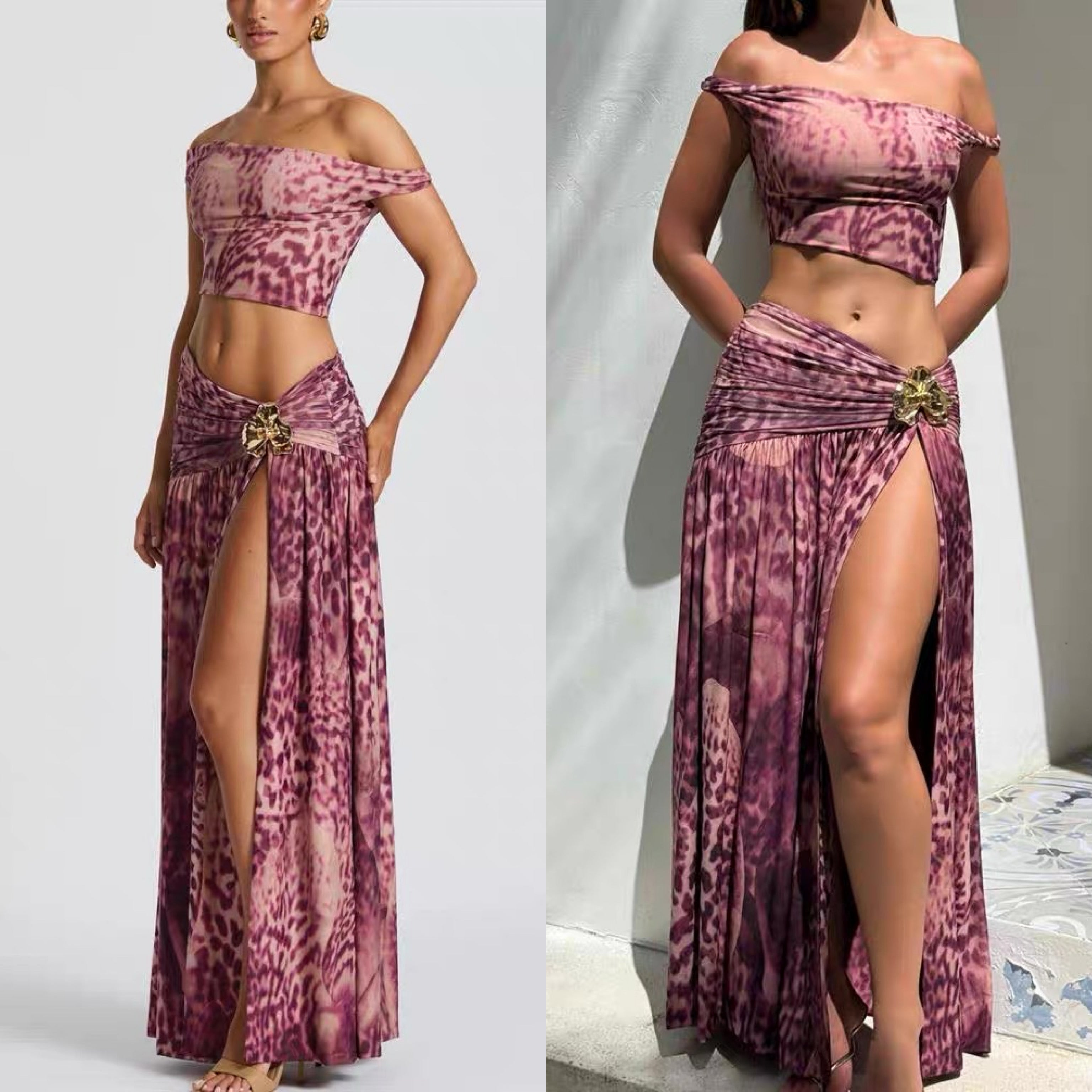 Pink Venom Beach Wear Set