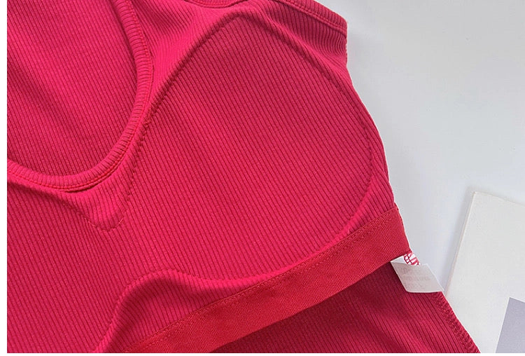 Zurich Scoop Neck Built-In Bra Top