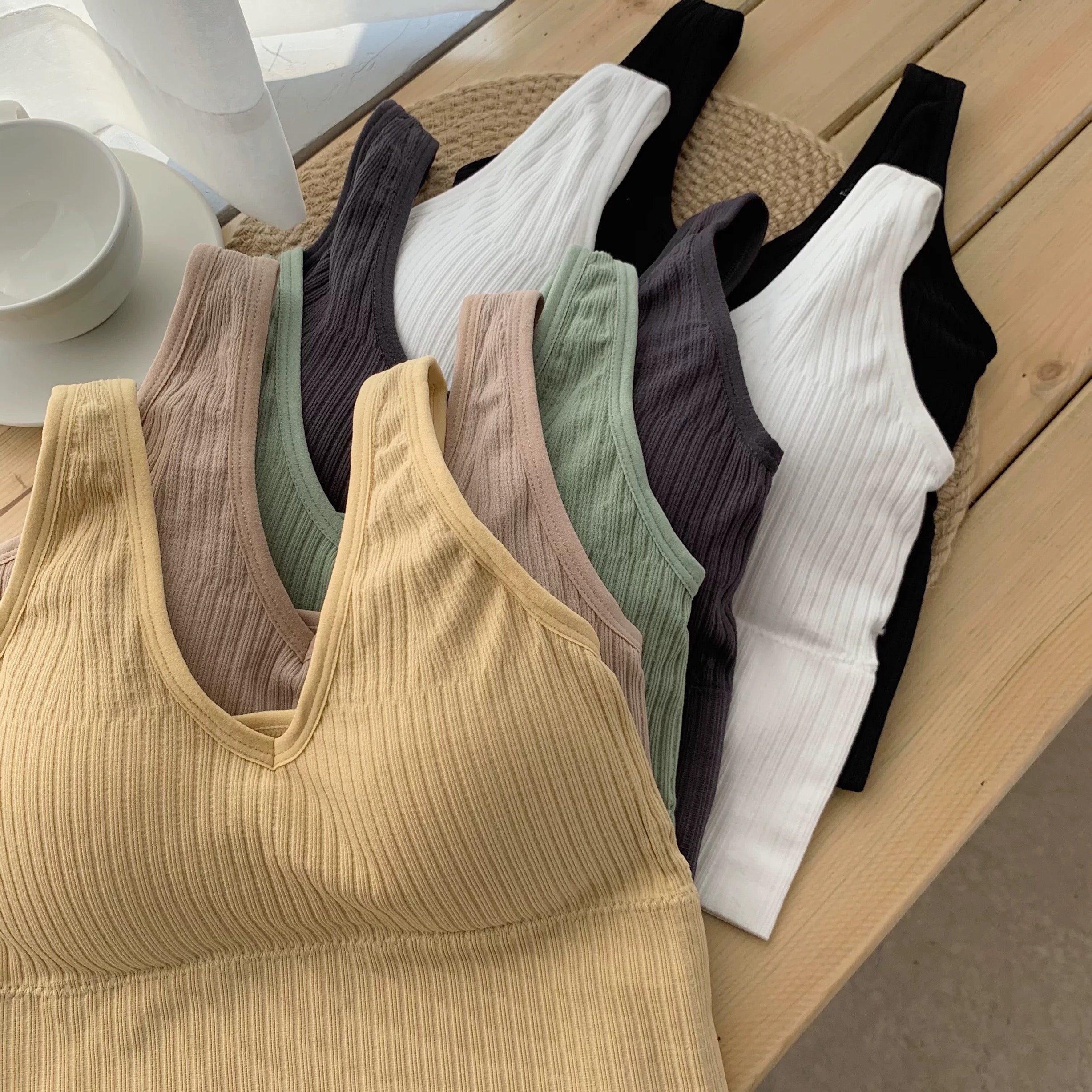Jordan V-Neck Built-In Bra Camisole