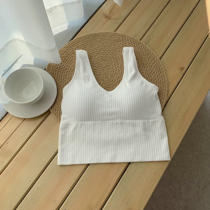 Jordan V-Neck Built-In Bra Camisole