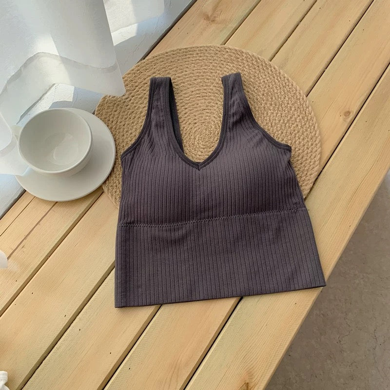 Jordan V-Neck Built-In Bra Camisole