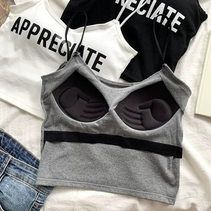 Appreciate Built-In Bra Camisole