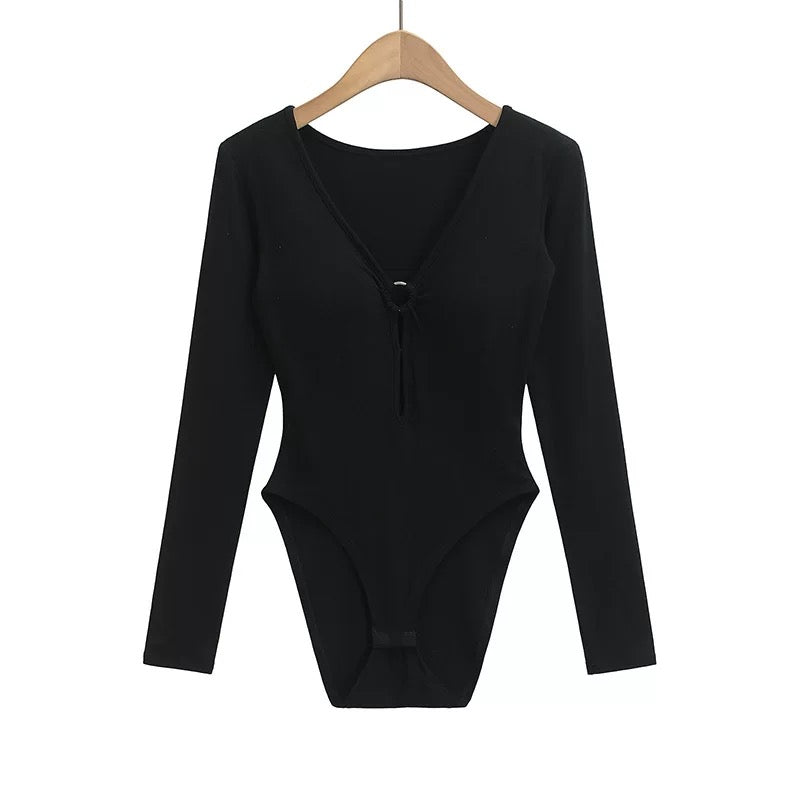 Seville  Full Sleeves Built-In Bra Bodysuit