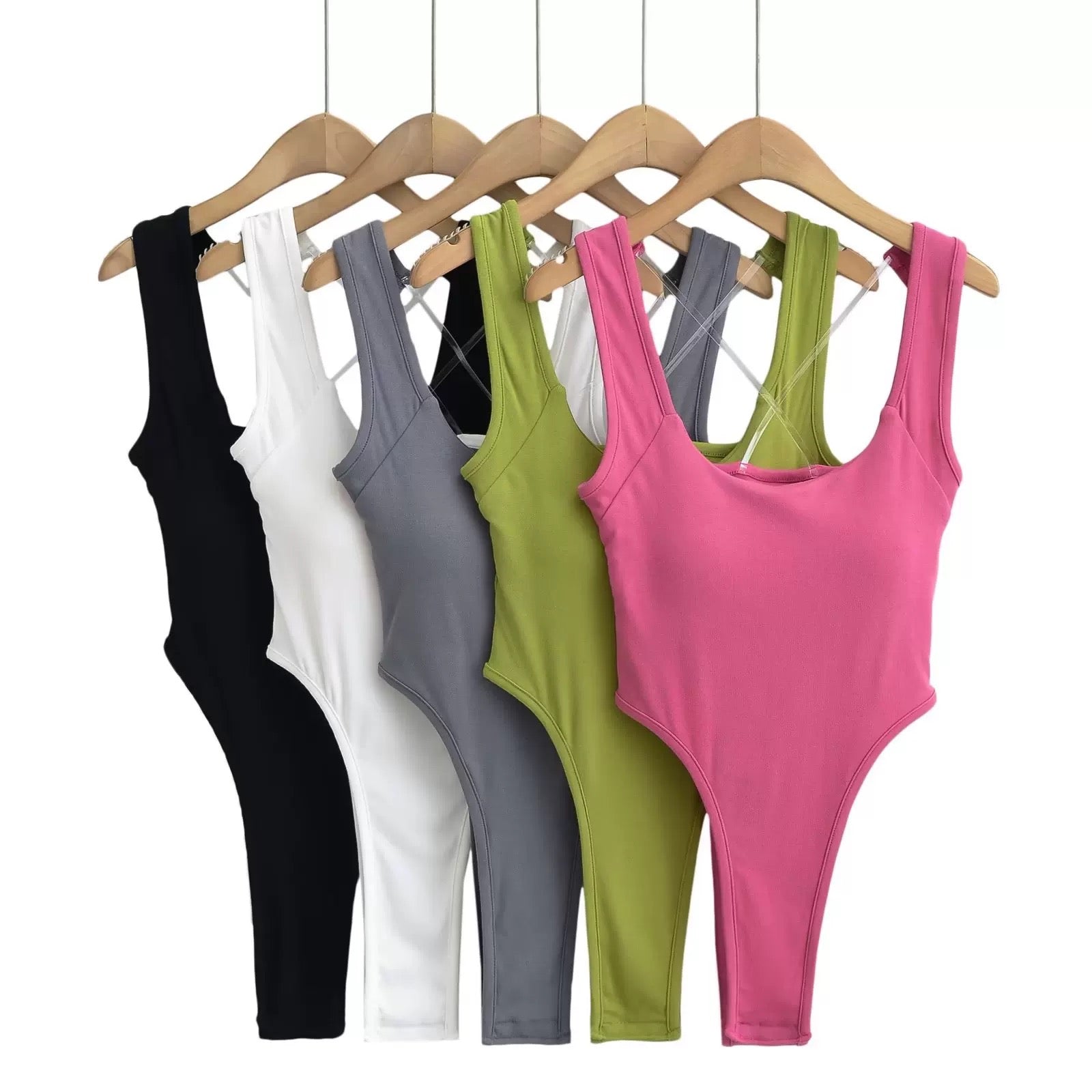 Malibu High Cut  Built-In Bra Bodysuit