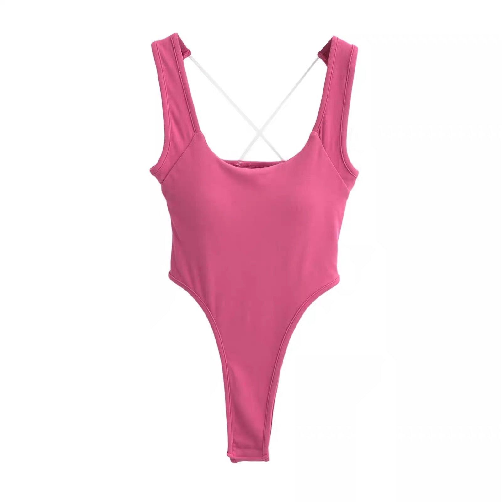 Malibu High Cut  Built-In Bra Bodysuit