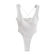 Malibu High Cut  Built-In Bra Bodysuit