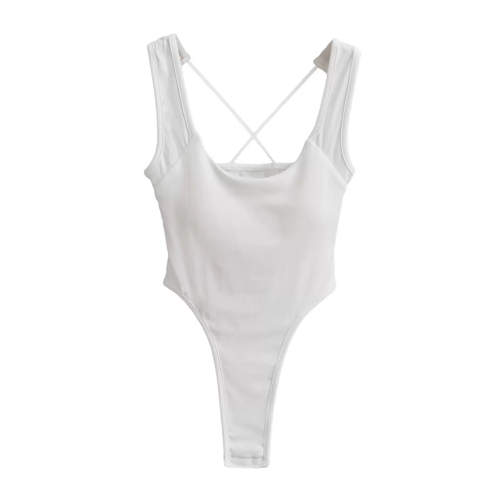 Malibu High Cut  Built-In Bra Bodysuit