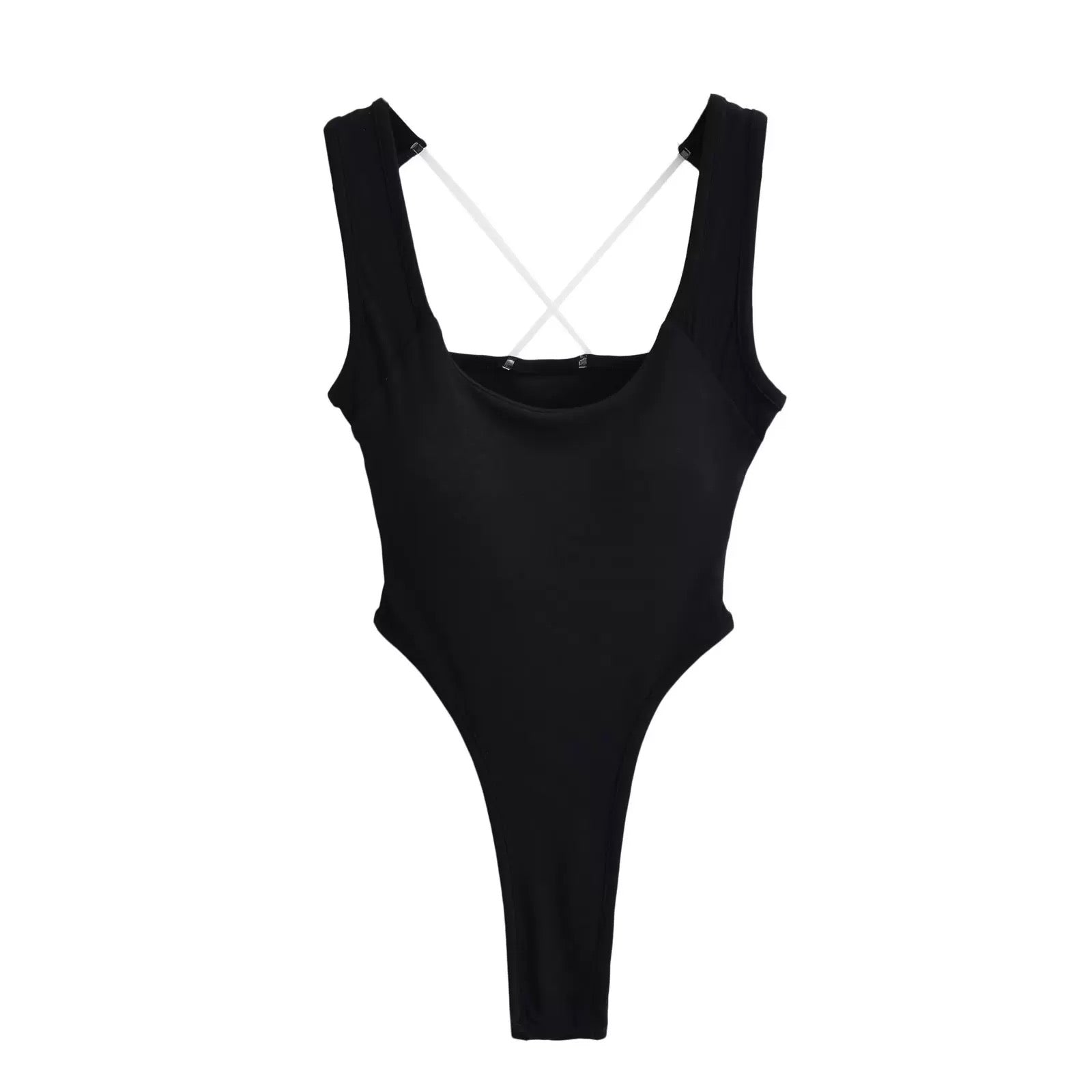 Malibu High Cut  Built-In Bra Bodysuit