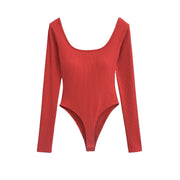Athens Full Sleeves Built-In Bra Bodysuit