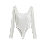 Athens Full Sleeves Built-In Bra Bodysuit