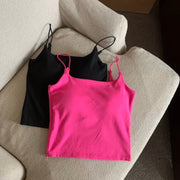 August Pastel Built-In Bra Top