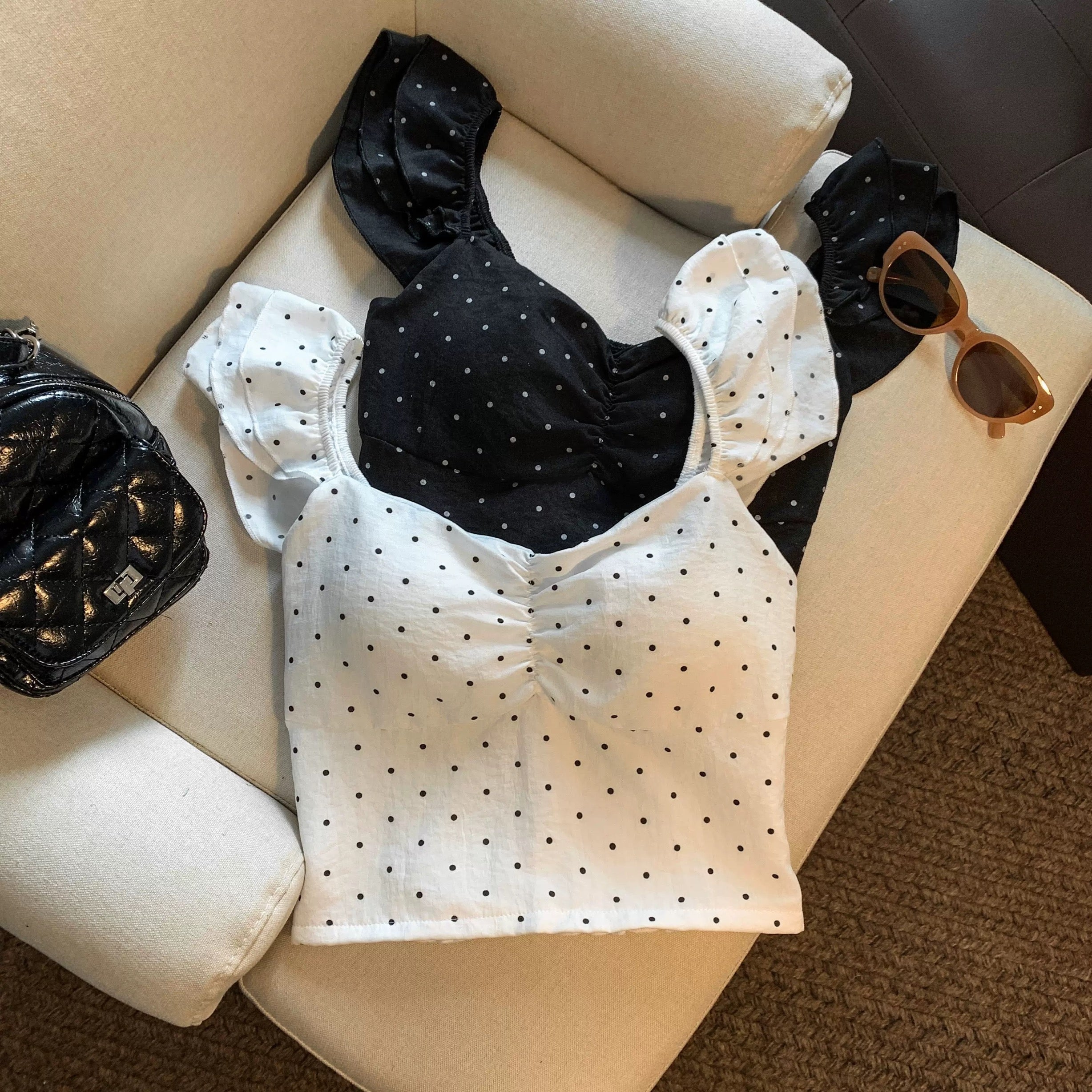 Dottie Flutter Built-In Bra Top