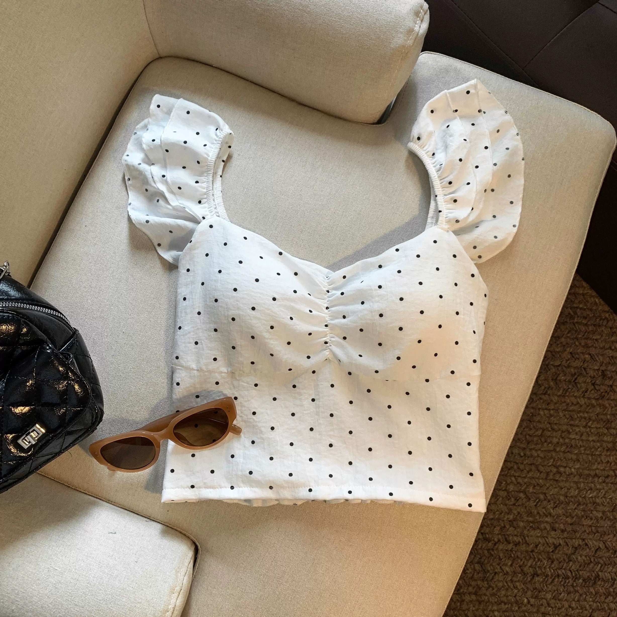 Dottie Flutter Built-In Bra Top