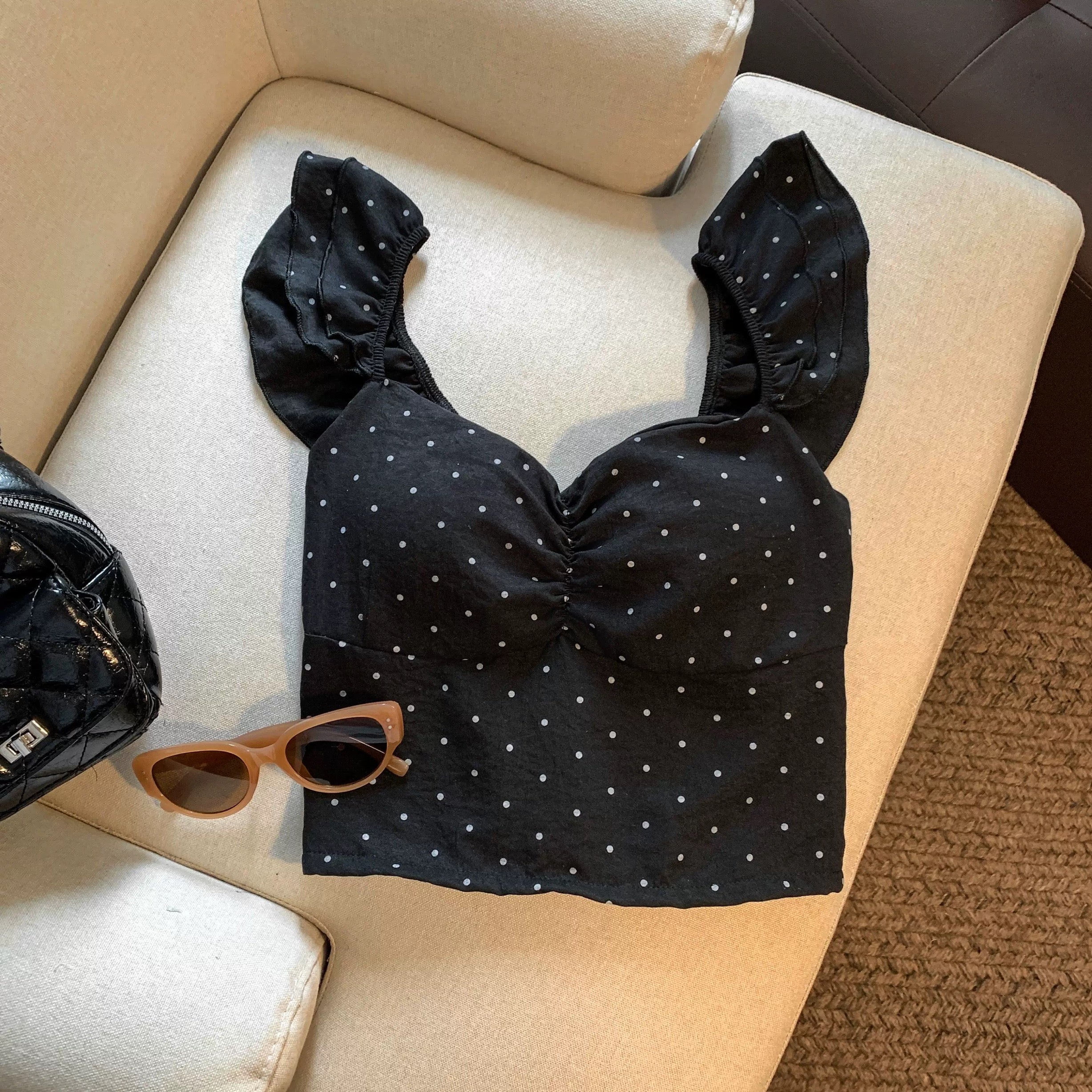 Dottie Flutter Built-In Bra Top