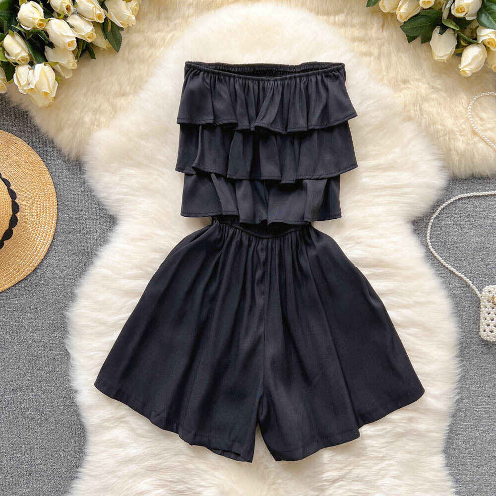 Skyler denim romper