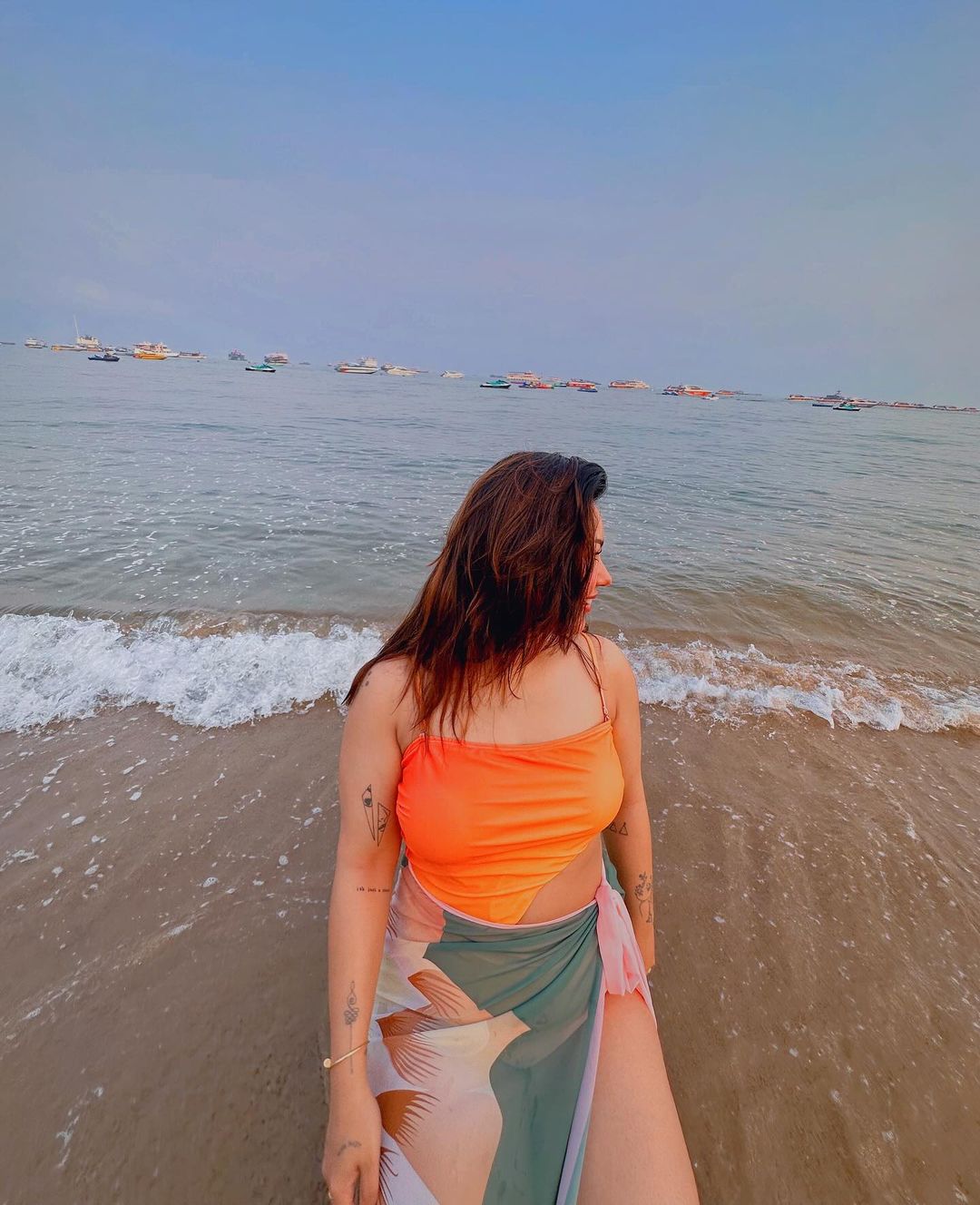 Gradient Monokini and Sarong Set