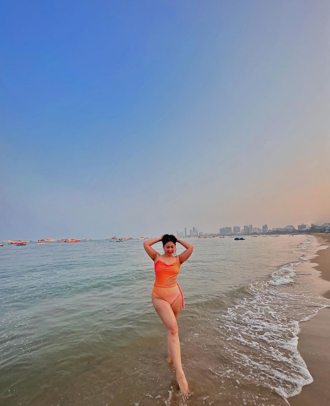 Gradient Monokini and Sarong Set