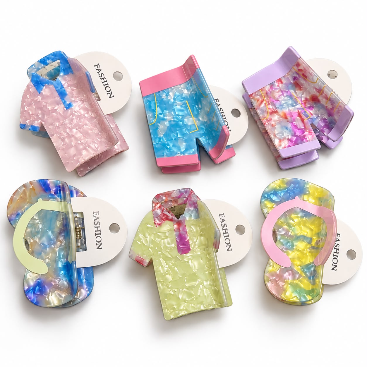 Vacation Fit Claw Clip - Set Of 3