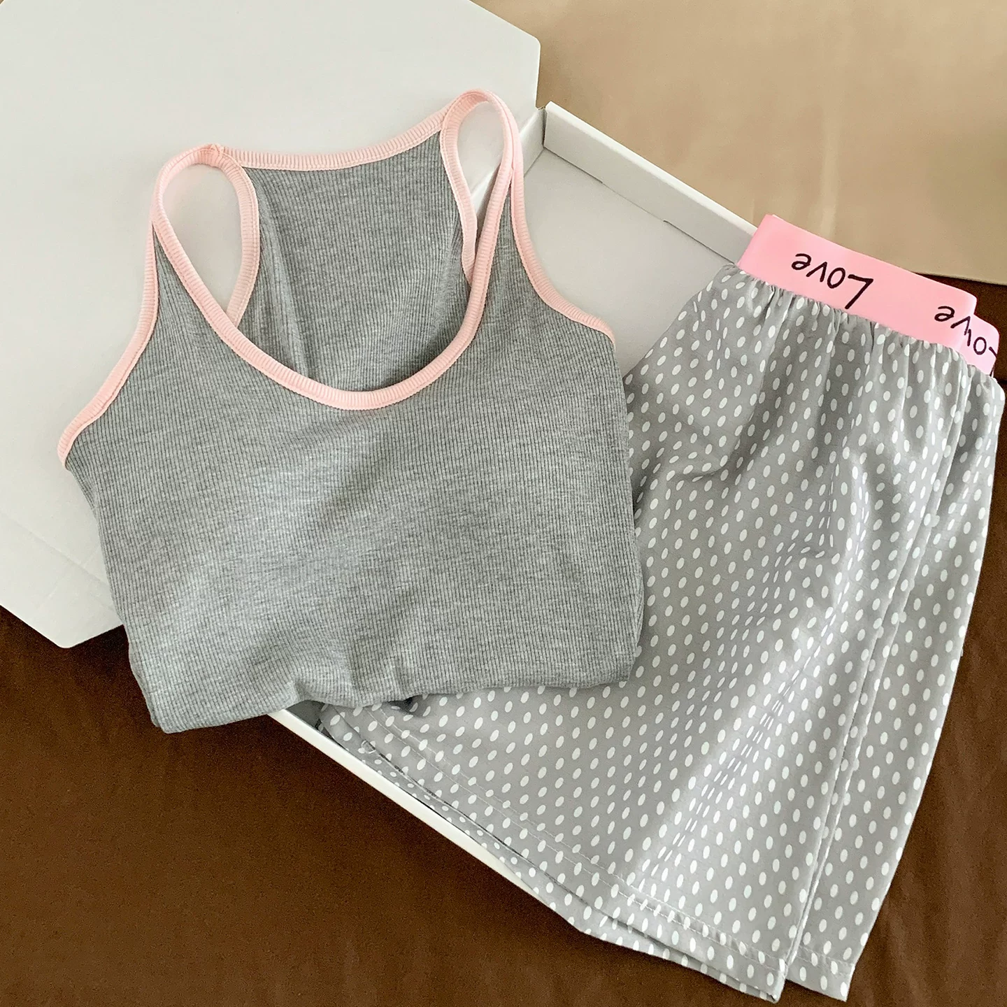 Ash & Blush Padded Lounge Set - 3pc Set