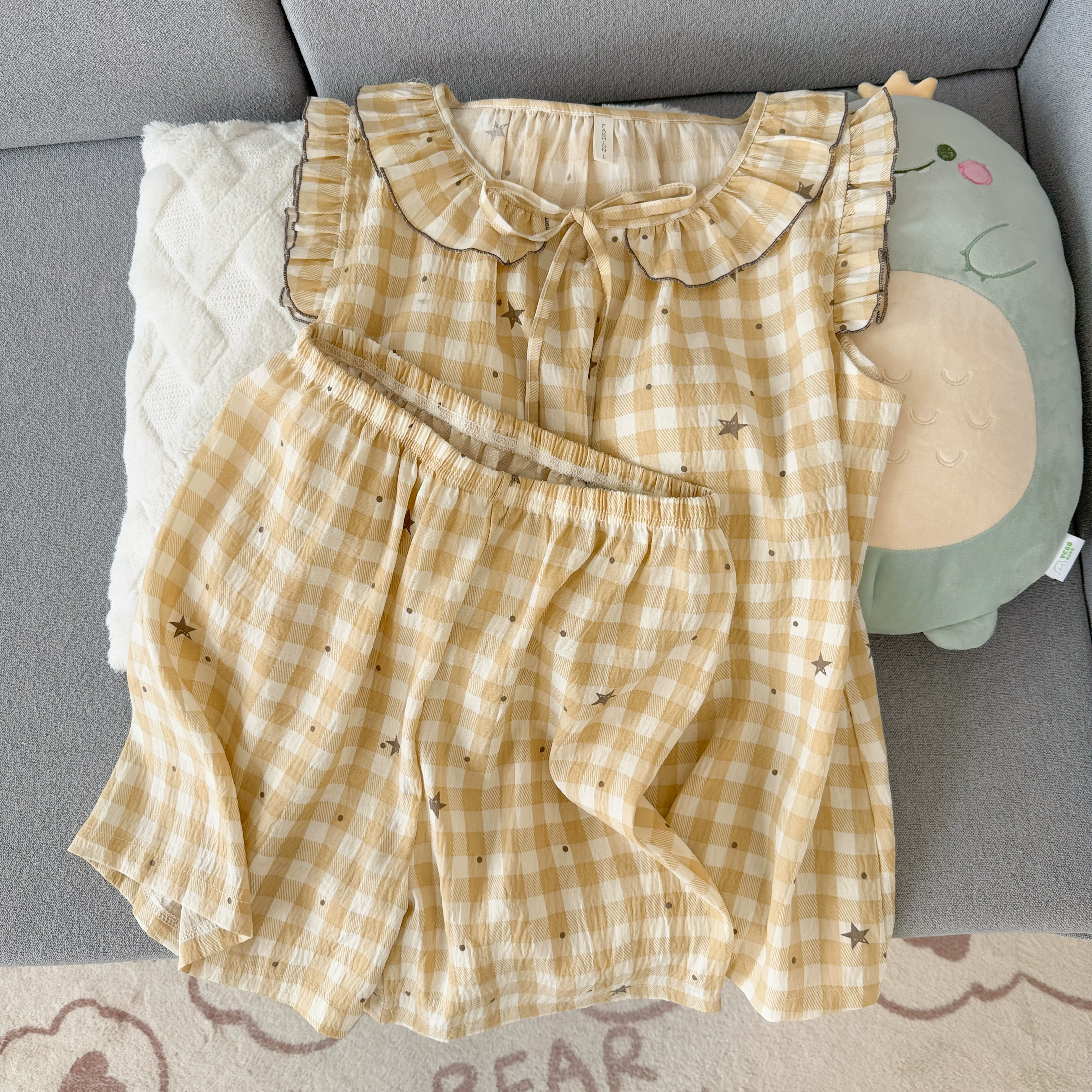 Butter Cookie Padded Nightsuit Set