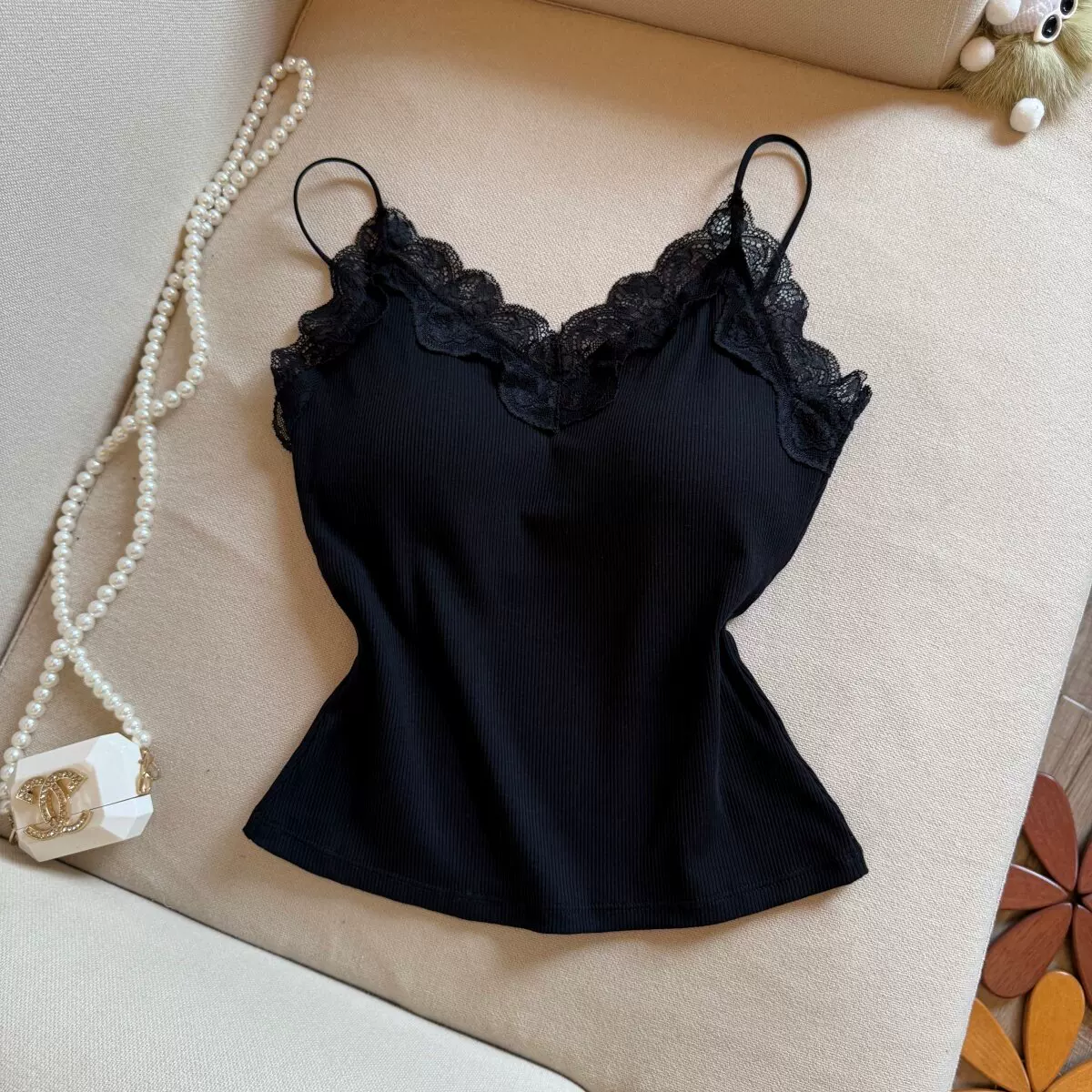Opal Lace Built-in Bra Top
