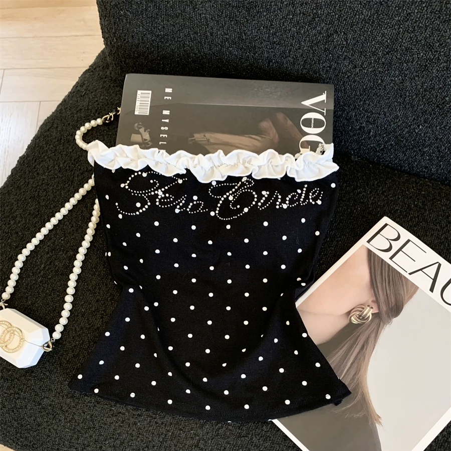 Fleur Lace Built-in Bra Tube Top