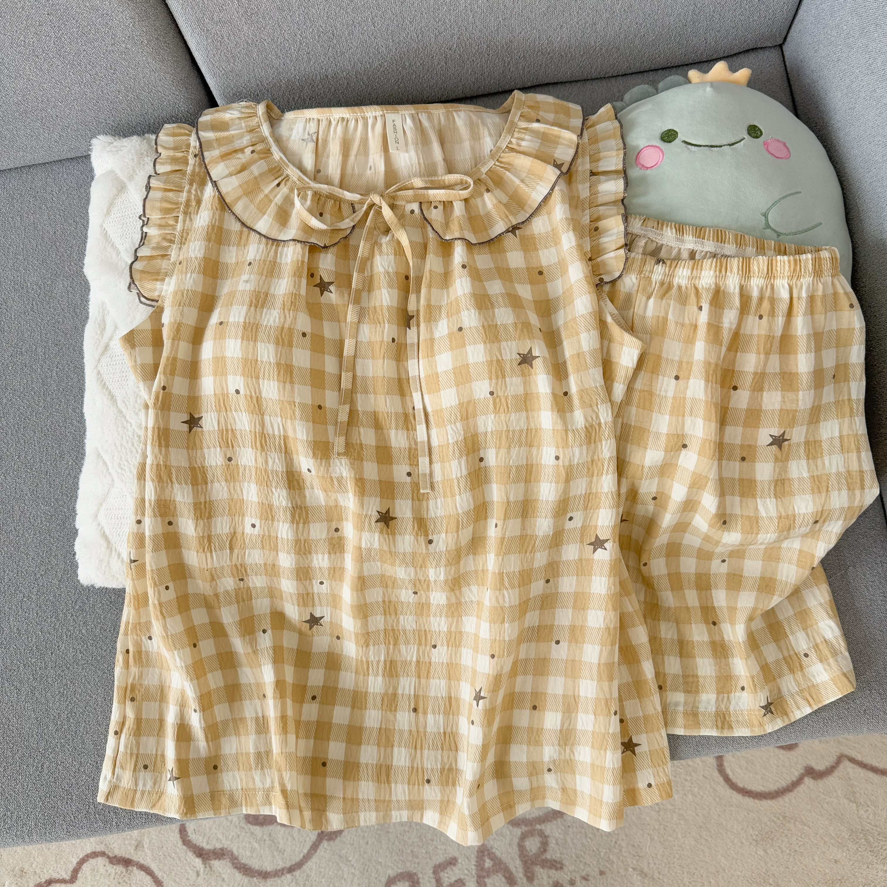 Butter Cookie Padded Nightsuit Set