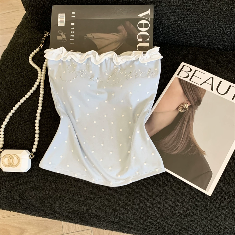Fleur Lace Built-in Bra Tube Top