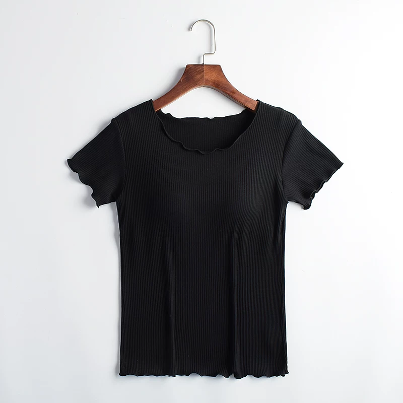 Nova Ribbed Built-in Bra Top