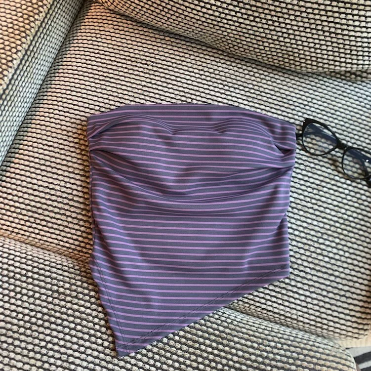 Asym Muse Built-in Bra Tube Top