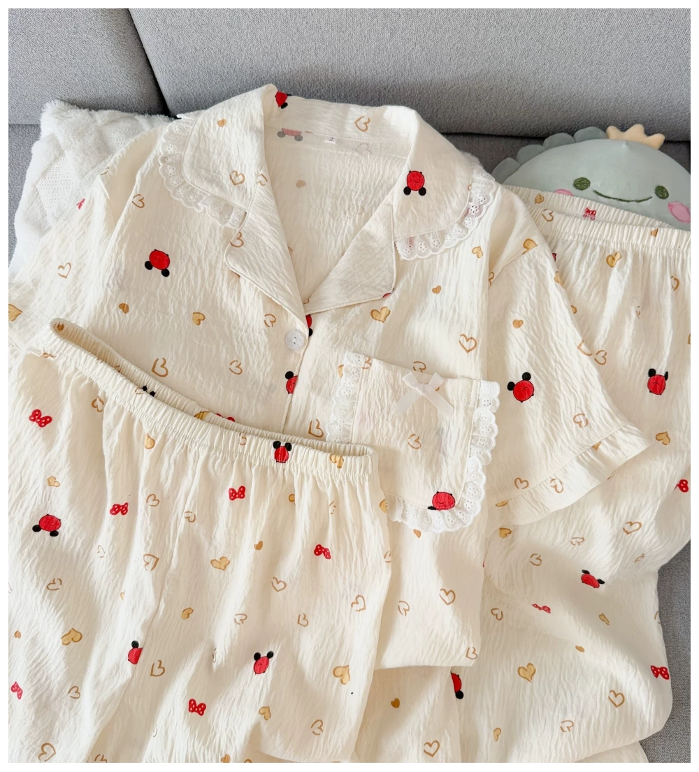 Love Bloom Padded Nightsuit -3pc Set