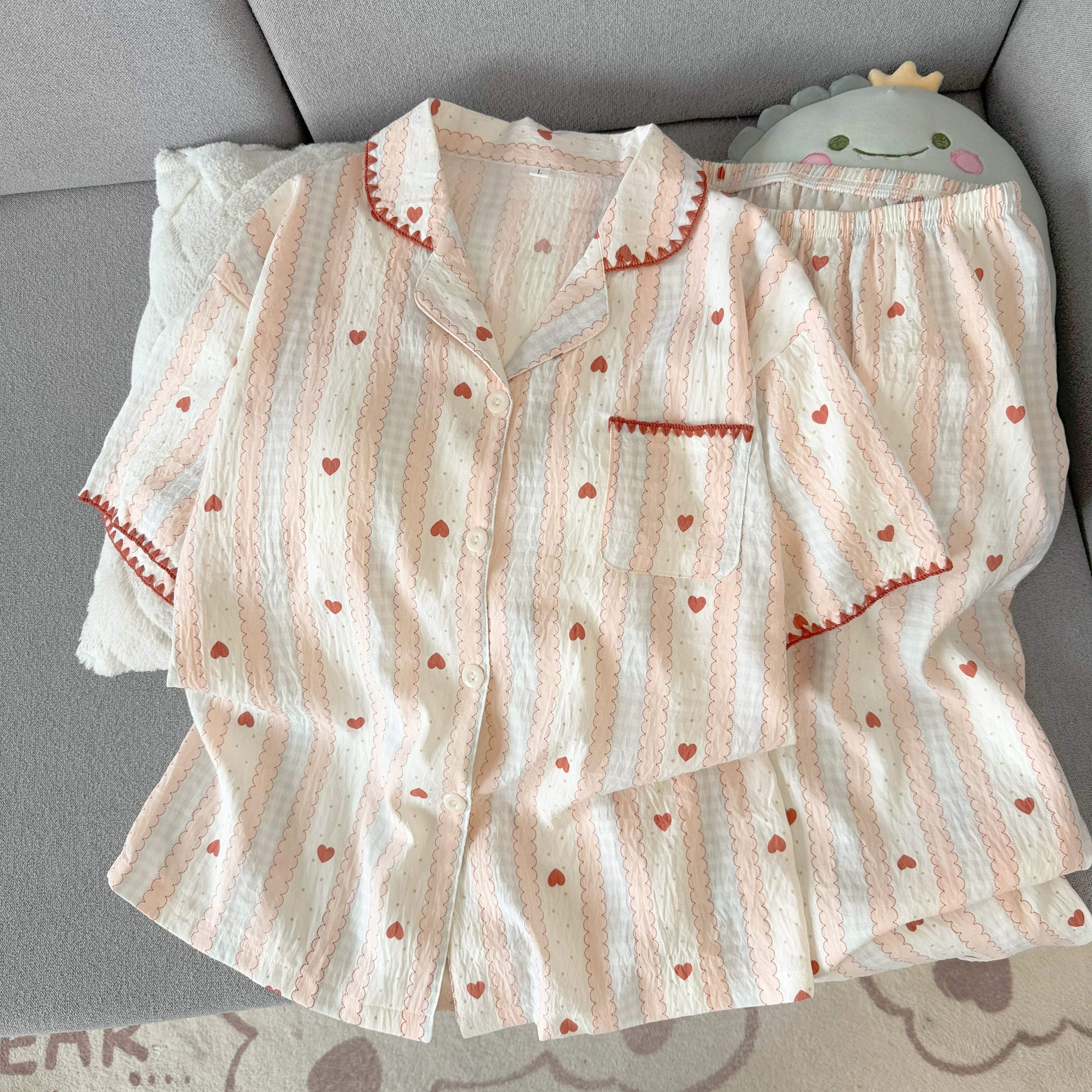 Heartline Padded Nightsuit -3pc Set