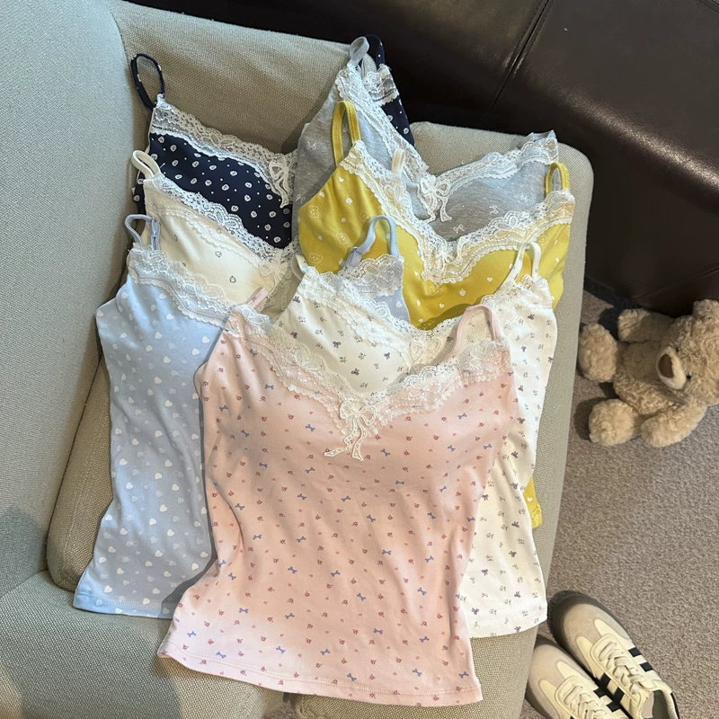 Whisper Lace Built-in Bra Top