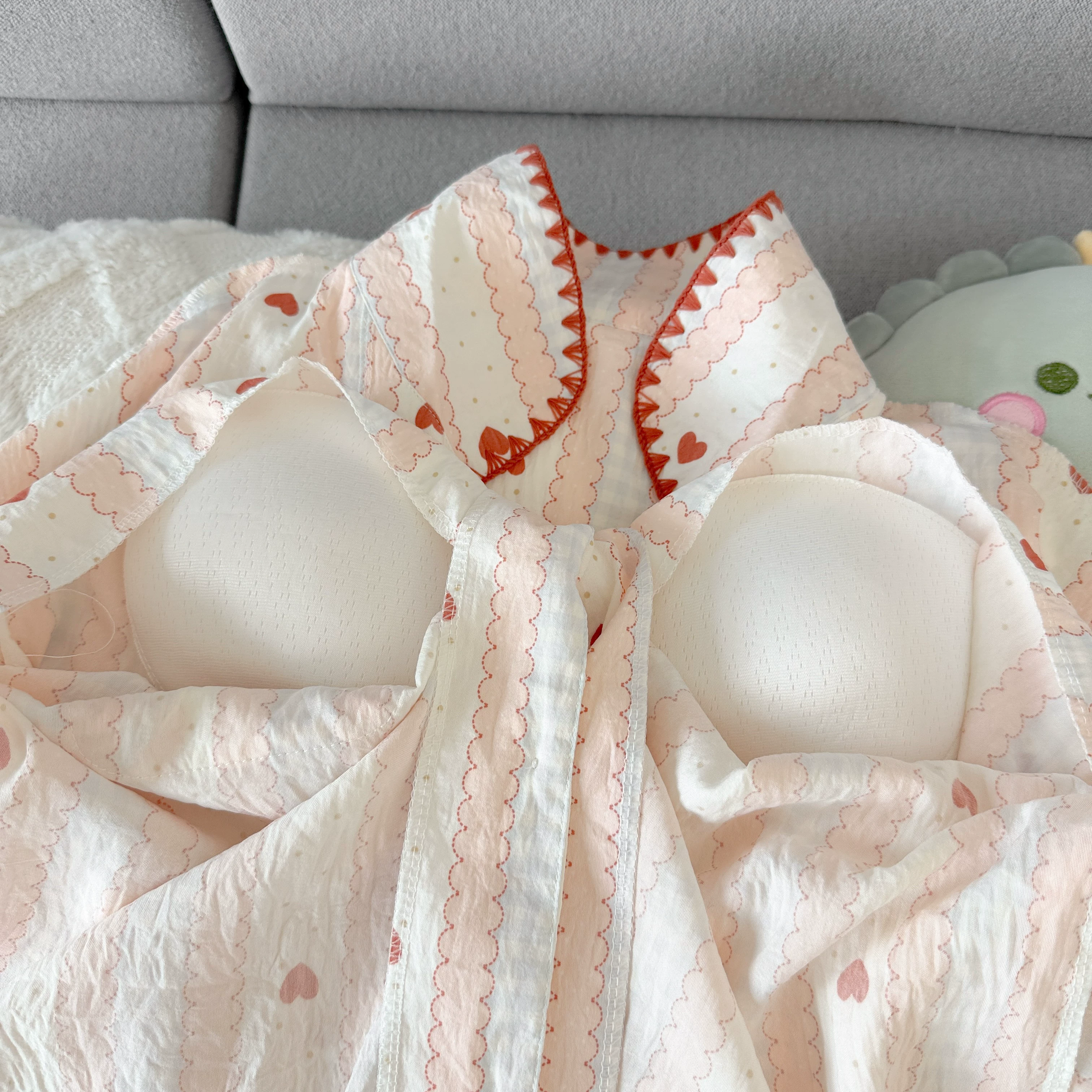 Heartline Padded Nightsuit -3pc Set