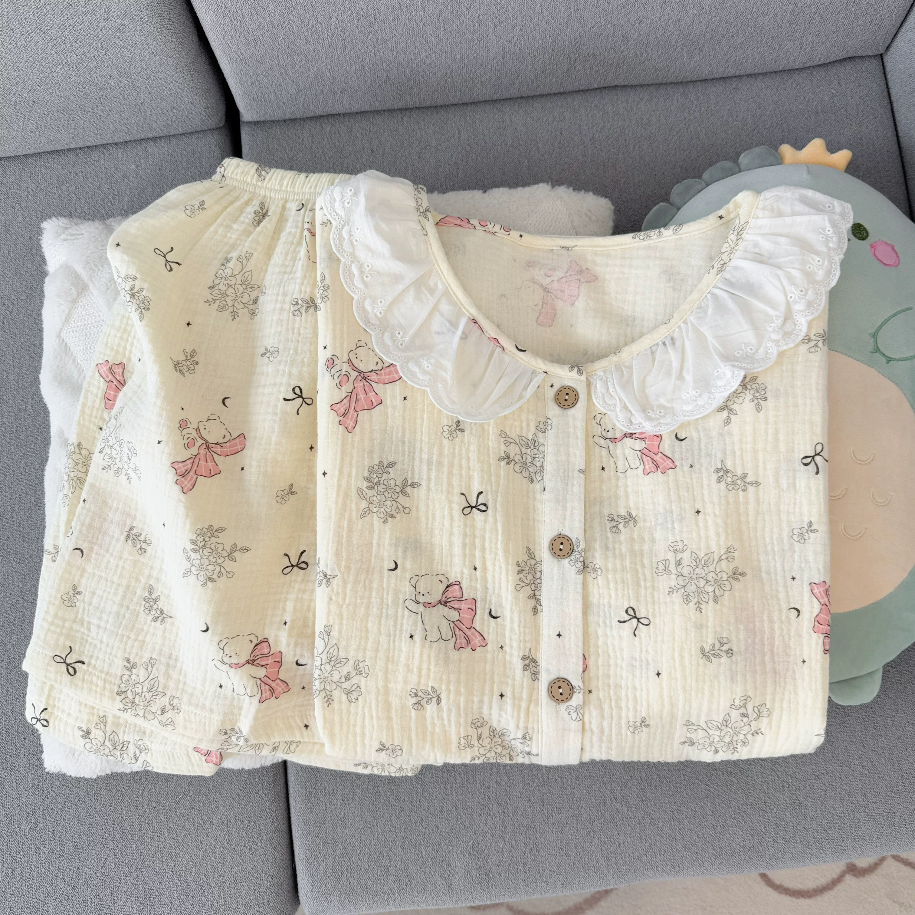 Angel Bear Padded Nightsuit Set