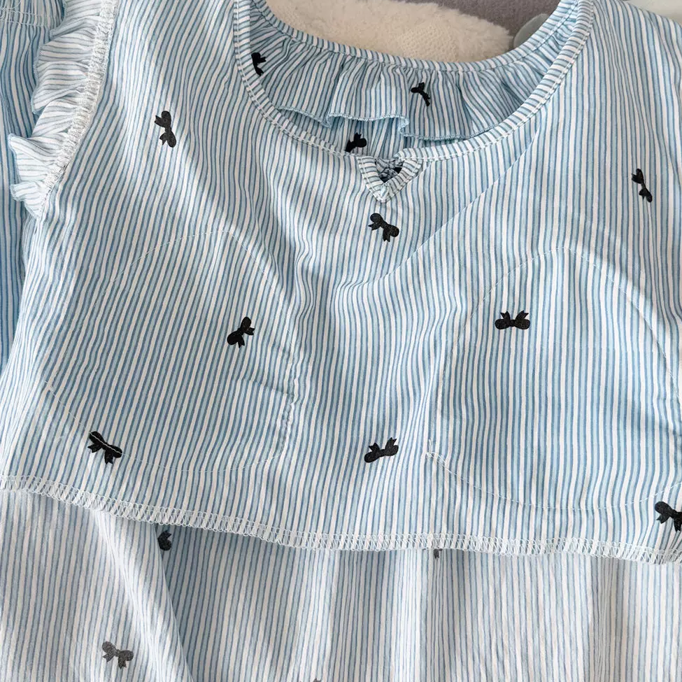 Blue Ribbon Padded Nightsuit Set