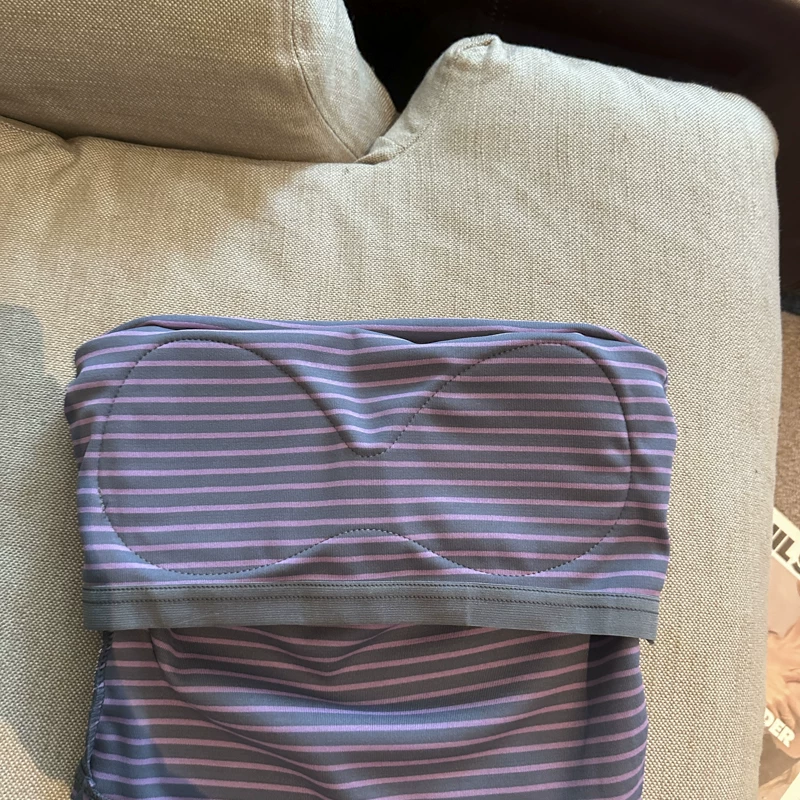 Asym Muse Built-in Bra Tube Top
