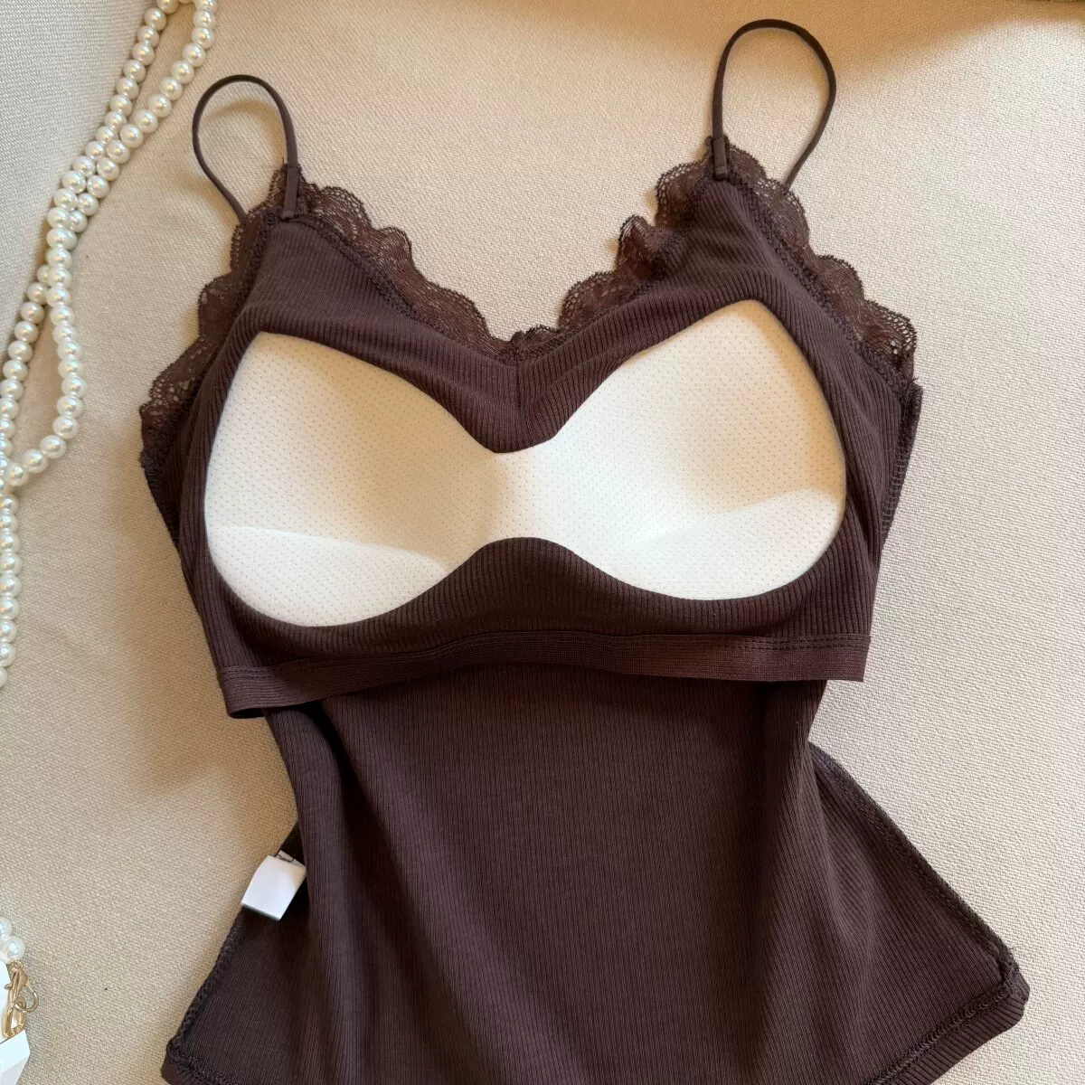 Opal Lace Built-in Bra Top