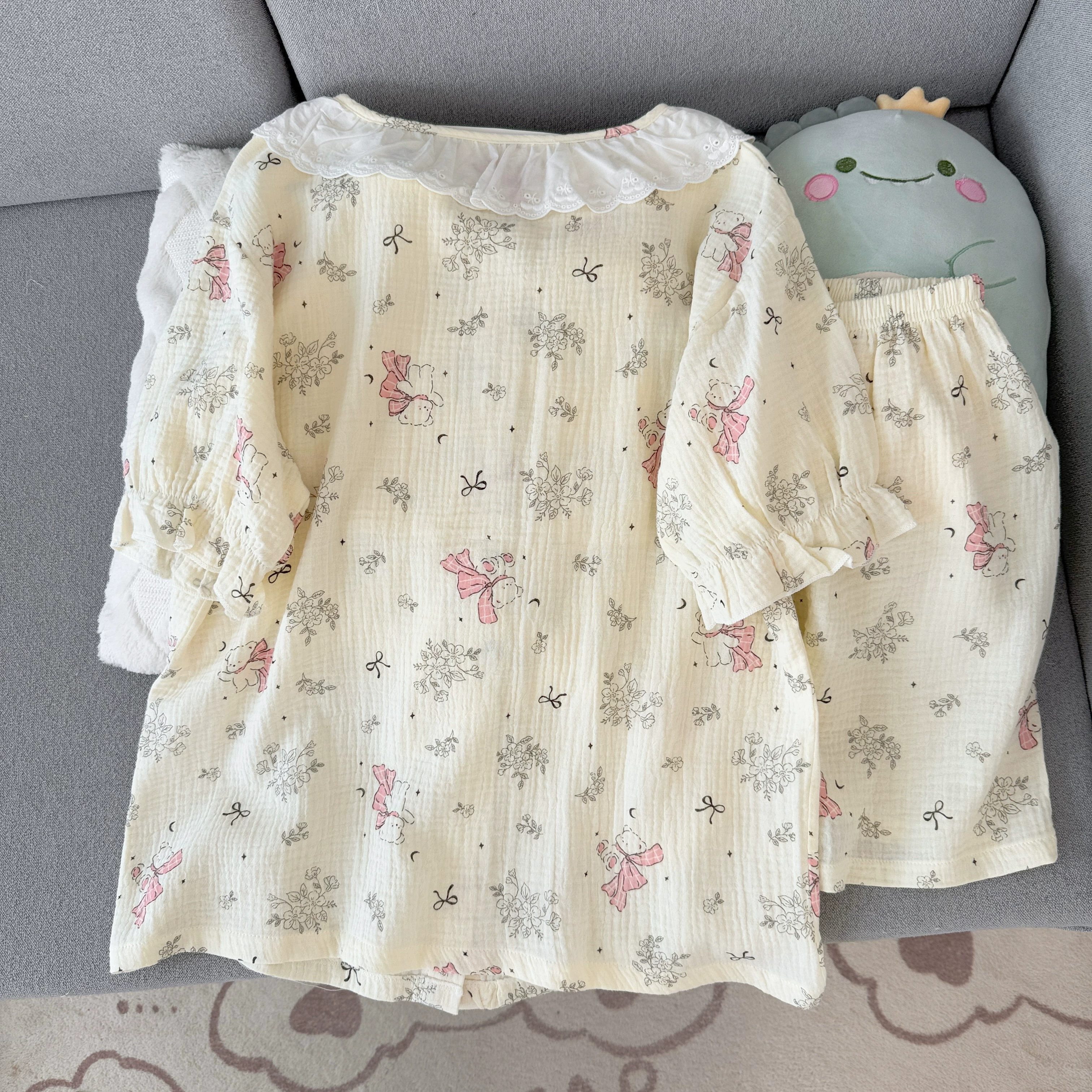 Angel Bear Padded Nightsuit Set
