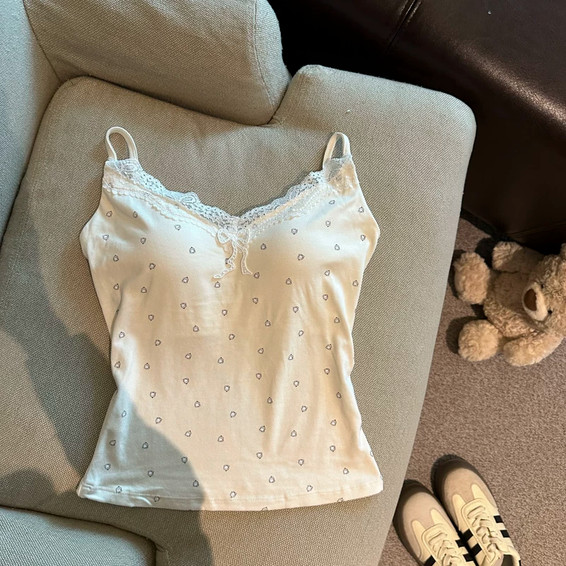 Whisper Lace Built-in Bra Top
