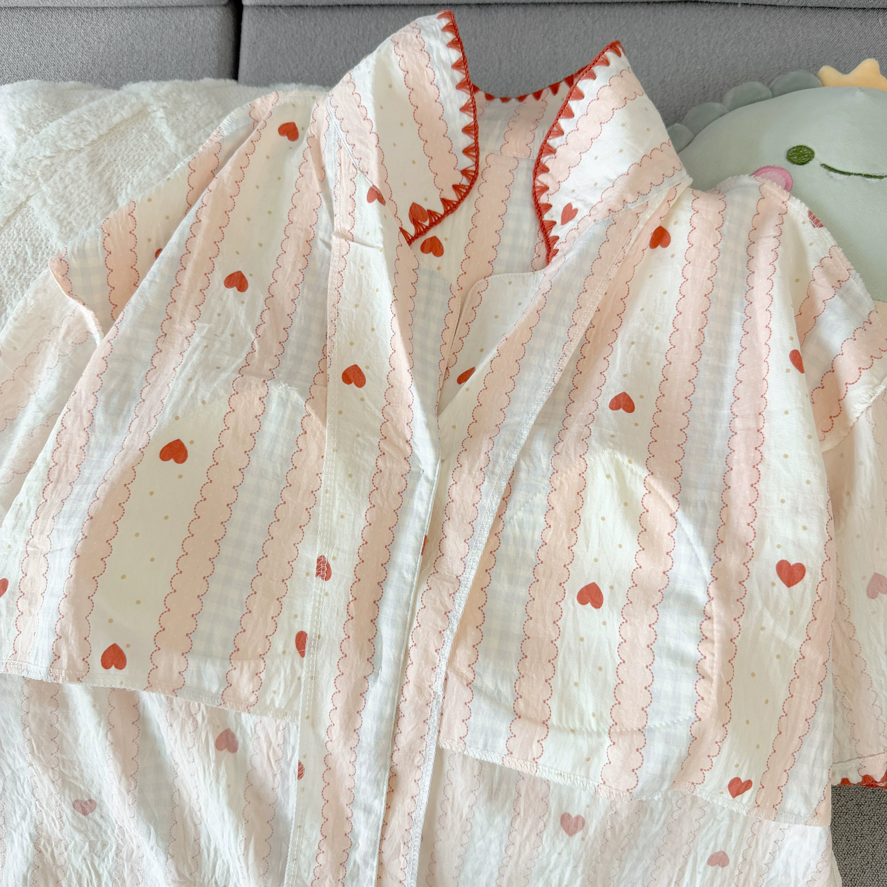Heartline Padded Nightsuit -3pc Set