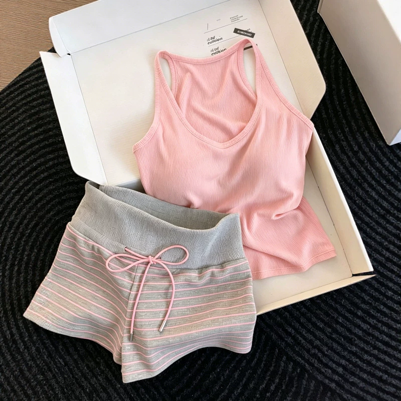 Sugar Stripe Padded Lounge Set