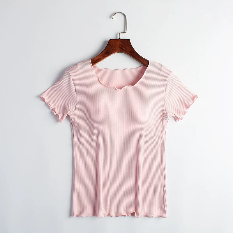 Nova Ribbed Built-in Bra Top